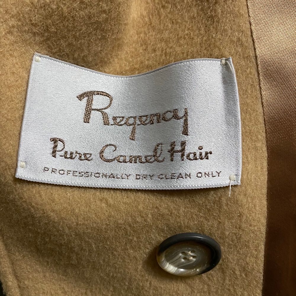 Regency -Camel Hair Coat. PRICE NEGOTIABLE